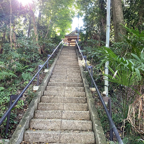 弘誓院鐘楼への階段