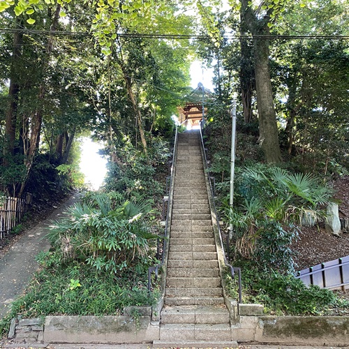 弘誓院鐘楼への階段