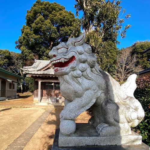 岡発戸八幡神社狛犬